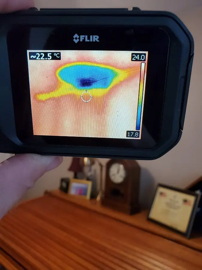 Thermal imaging inspection for water damage in Ipswich